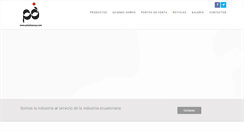 Desktop Screenshot of plastiazuay.com