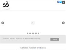 Tablet Screenshot of plastiazuay.com